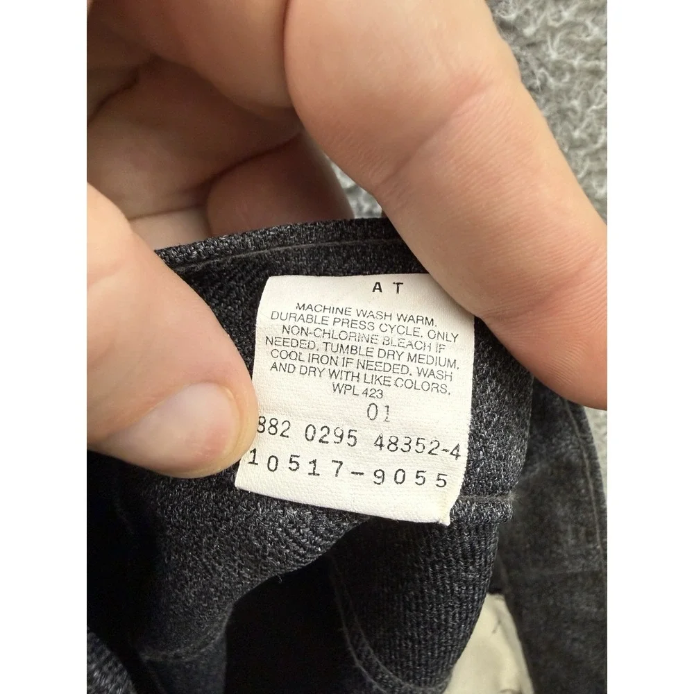 Vintage Levis Pants Mens 36x27 Gray Black Label 10517-9055 Made In USA 90s